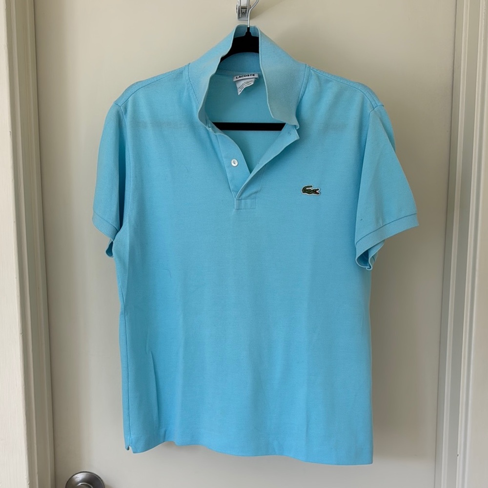 Lacoste Blue Polo Shirt Classic Style
